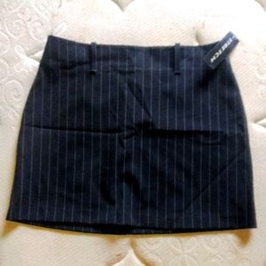 Pinstripe mini skirt